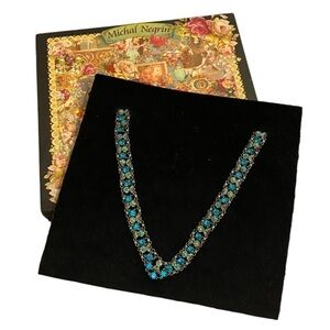Michal Negrin vintage beautiful bling necklace .